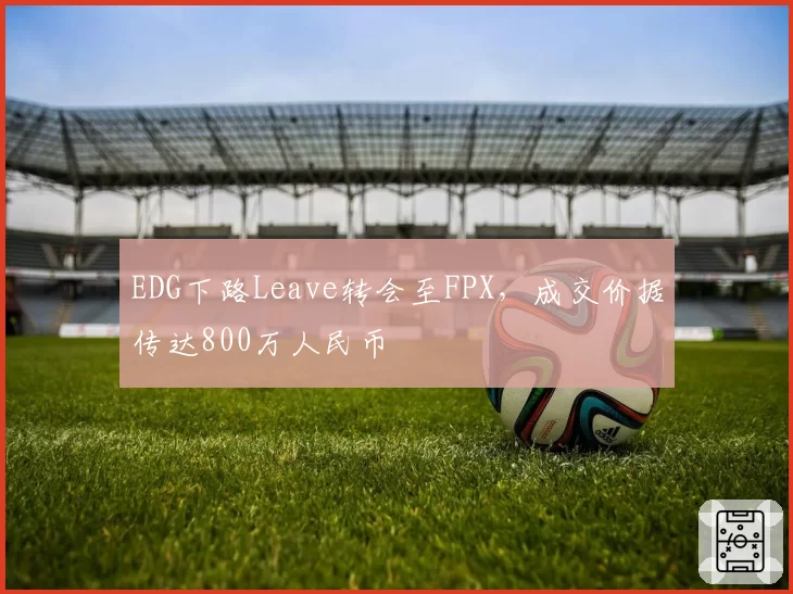 EDG下路Leave转会至FPX,成交价据传达800万人民币